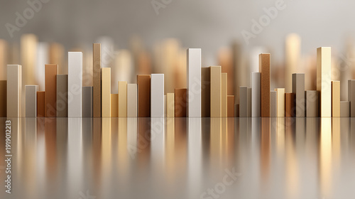 Abstract Metallic Display: ...