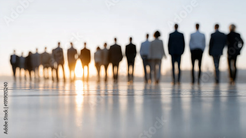 Business Promenade: A blurr...