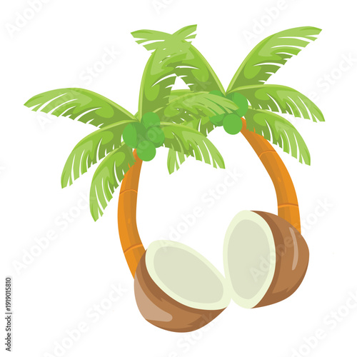 coconut trees for tropical areas