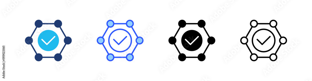 Foto Analytic Scoring Multi Style Icon Set Vector