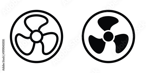 Air Fan icon design template
