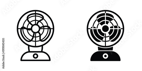 Air Fan icon design template