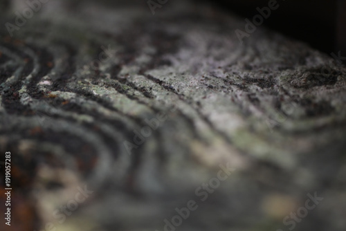 Macro danish damascus metal texture