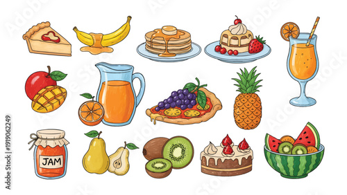 Delicious Assortment: A mouthwatering display of culinary delights, featuring a colorful array of food items, each meticulously presented to tempt the senses.