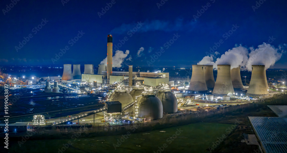 Εκτύπωση καμβά Drax Power Station East Yorkshire