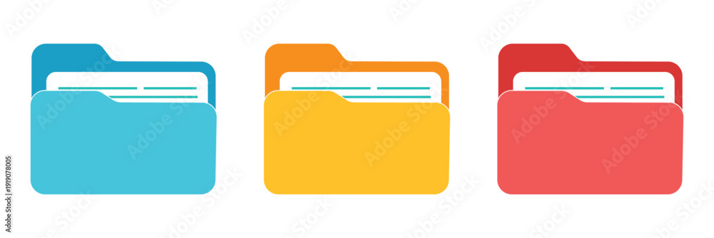 Photos Different folder icon set