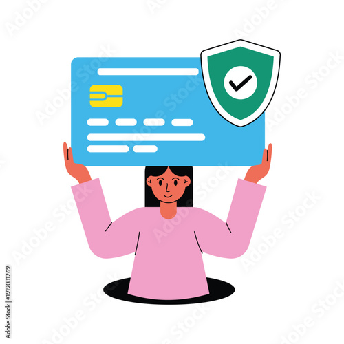 Secure Payment vector illustrations EPS file 