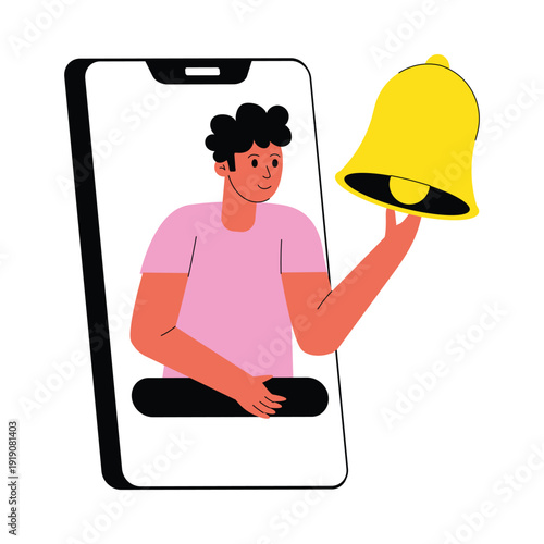 Data Breach Alert vector illustrations EPS file