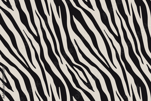 Zebra Stripes Seamless Pattern Background animal print