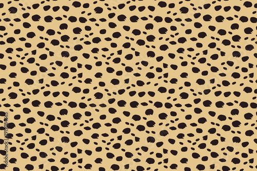 Seamless Cheetah Spot Pattern Background spots animal print