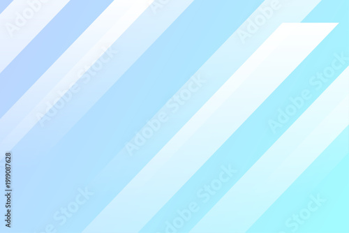 水色の斜めストライプが印象的なスタイリッシュ抽象背景