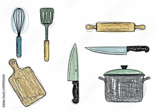 A curated collection of essential kitchen utensils and cookware for culinary enthusiasts and aspiring chefs