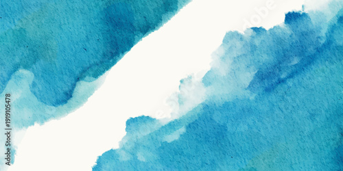 Minimal abstract watercolor artwork with soft, creating a modern, calm, and elegant textured background. vector