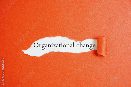Organizational change