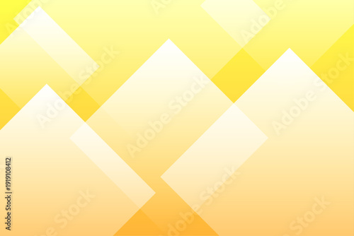 パステルカラーの黄色とオレンジの幾何学模様が重なるやさしい抽象背景素材