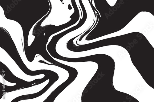 Abstract oil spill texture, swirling liquid shapes vector background.