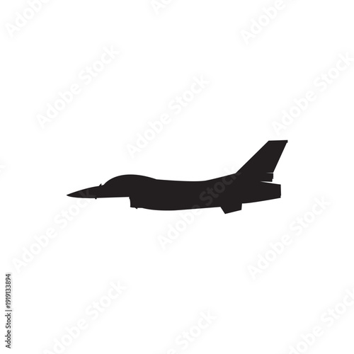 Sleek stealth jet silhouette. Angular stealth aircraft icon suited for tech forward branding, concept art, simulation UI elements, and poster designs.