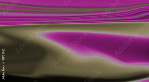 Abstract Magenta and Tan Fluid Swirl with Grainy Texture