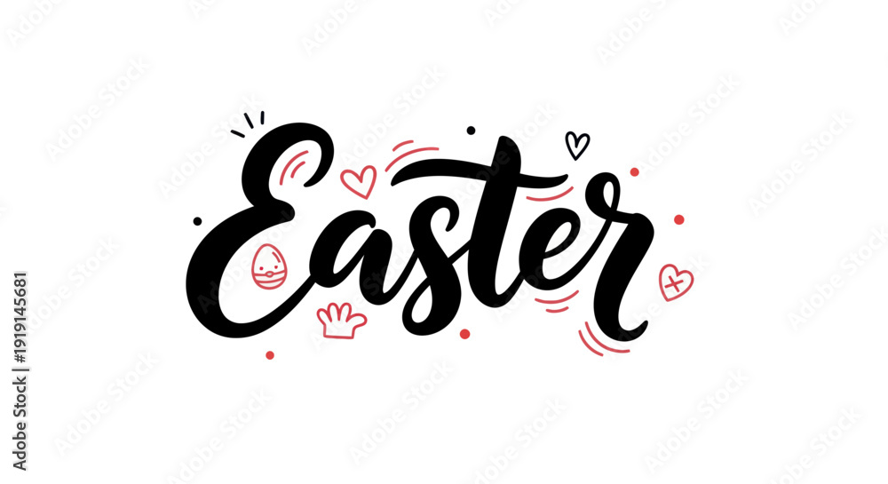 Fototapeta premium Easter holiday greeting card design