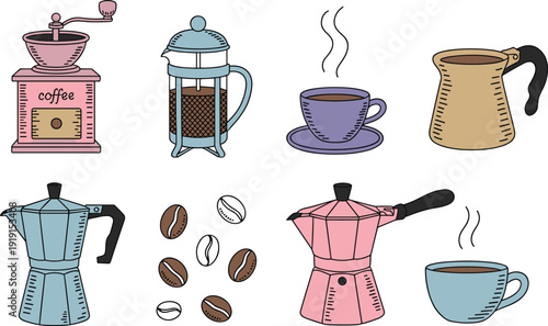 Vector silhouette collection featuring men and women performing various household chores including vacuuming, mopping, cooking, and cleaning a bathroom isolated on a white background.