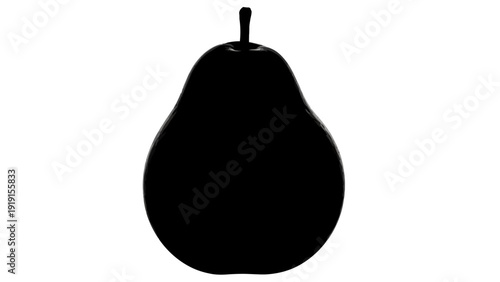 pear isolated on white