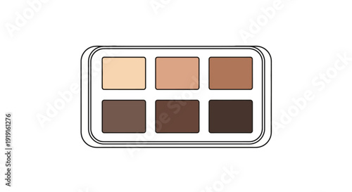 Eyeshadow Palette Makeup Colors.