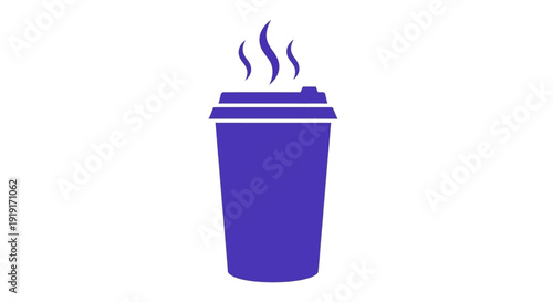 Hot Coffee Cup Icon.