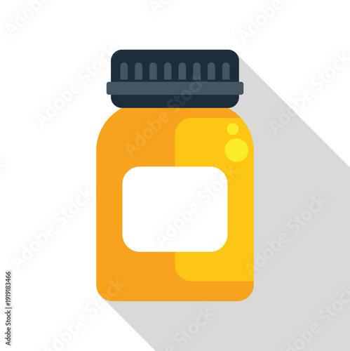 Prescription medicine bottle illustrating healthcare and pharmacy concept