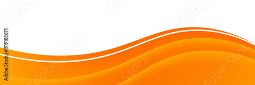 Foto Vector orange line background curve element with white space for text and messag