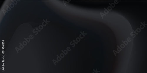 Abstract brushed metal texture with curved light reflections on dark black metallic background.