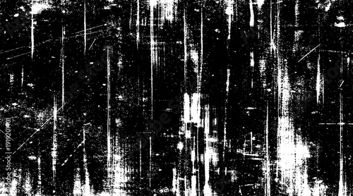Black and White Grunge Stripes Texture Background Abstract Distressed Vertical and Horizontal Lines, Rough Urban Scratch Overlay, Vintage Monochrome Noise Pattern for Poster, Print, Wallpaper and Gray