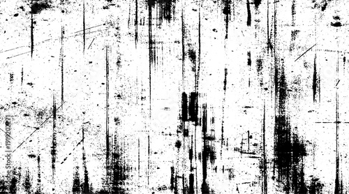 Black and White Grunge Stripes Texture Background Abstract Distressed Vertical and Horizontal Lines, Rough Urban Scratch Overlay, Vintage Monochrome Noise Pattern for Poster, Print, Wallpaper and Gray