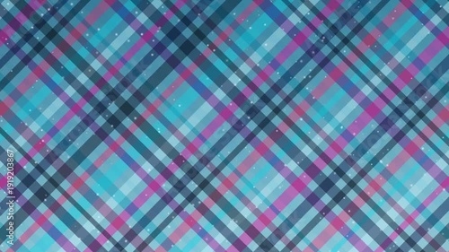 Abstract Plaid Pattern Backgrounds with Diagonal Lines and Colors.