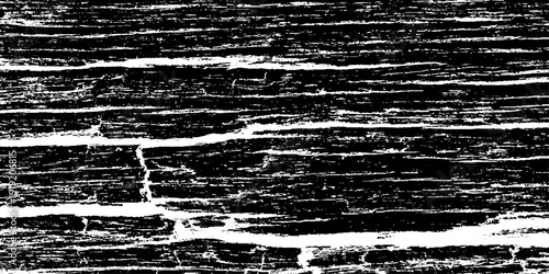 Black and White Wood Grain Texture Background Distressed Tree Bark Pattern, Rough Timber Surface, Rustic Wooden Plank Detail, High Contrast Monochrome Natural Texture for Wallpaper, Print and Graphics