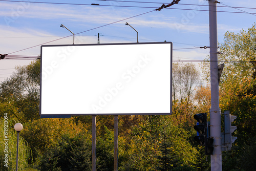 Принти на полотні billboards on city streets and along roads