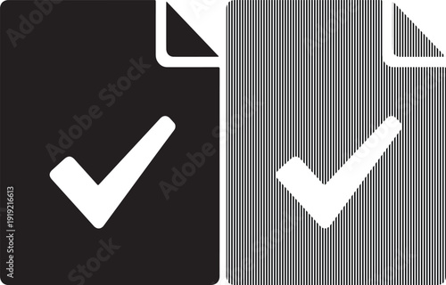 Document Check Mark Icon