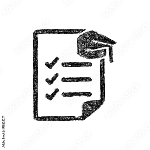 Sketch curriculum icon design