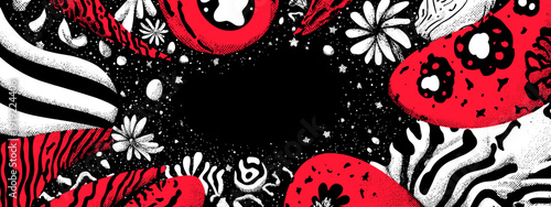 close up of an abstract colorful background