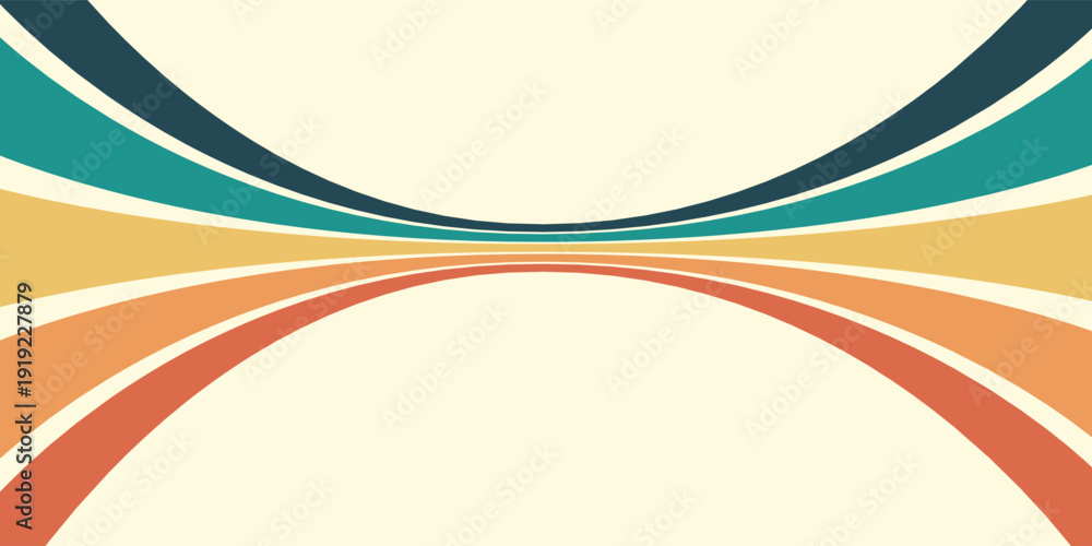 Foto Abstract colorful 70s background vector