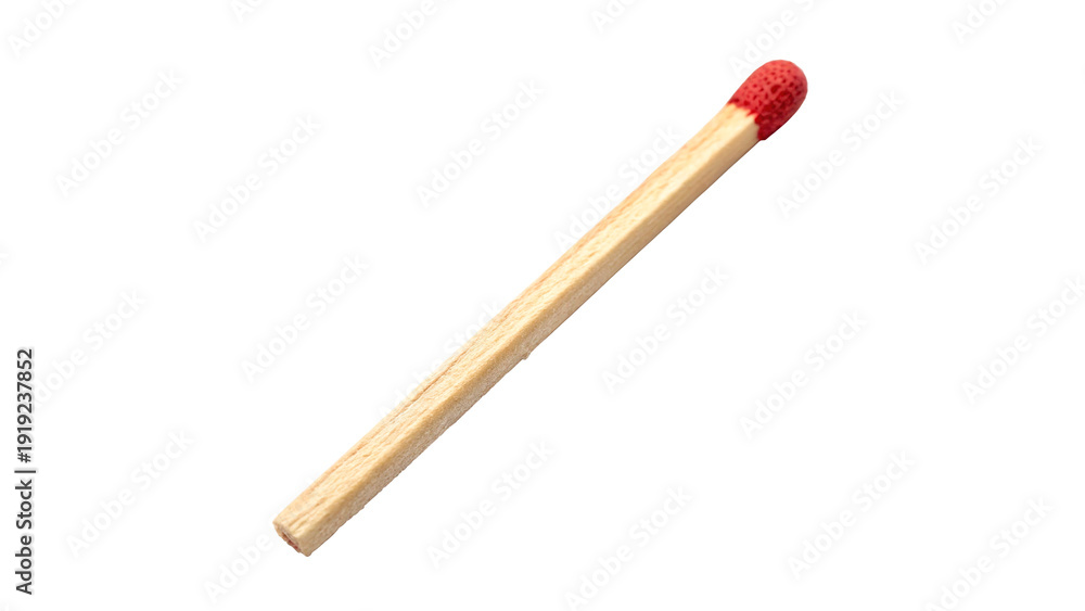 Αυτοκόλλητο Matchstick lies isolated on transparent background