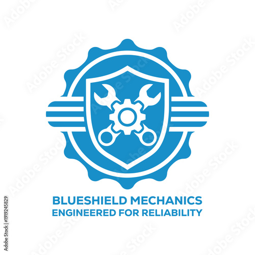 Blueshield mechanics logo reliability engineered