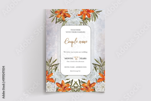 Save the date wedding invitation templates
