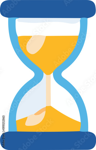 vector illustration of hourglass