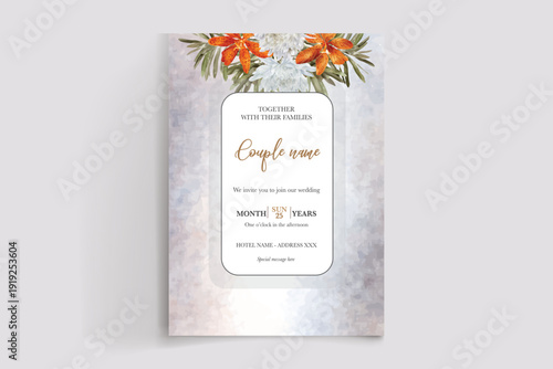 Save the date wedding invitation templates
