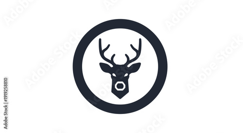 Deer Head Logo Design.