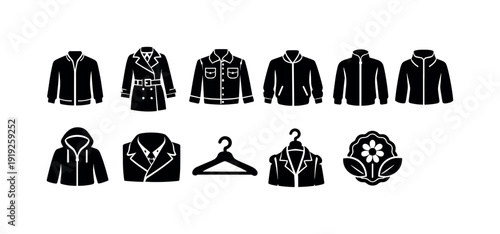 School and education outline icon set. Learning, books, and student outline illustrations