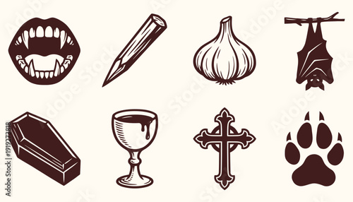 Vampire Lore Icons Collection