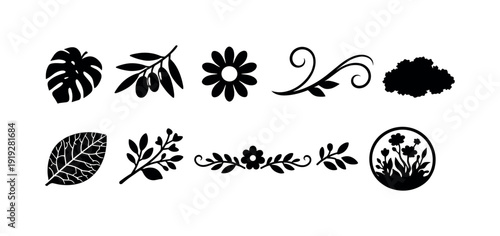 Security and privacy flat icon set. Data protection, secure connection icons collection