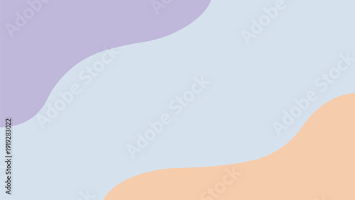 A vibrant and modern graphic design featuring a beautiful abstract shape with editable vector file in a serene and peaceful color palette