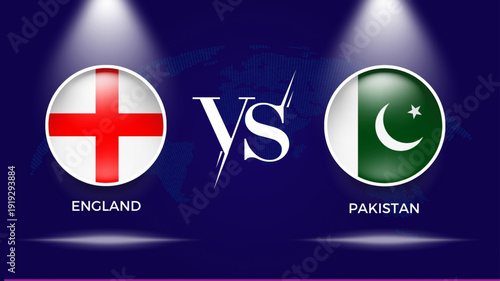 england vs Pakistan flag and world map use for t20 cricket world cup 2026 template banner design.